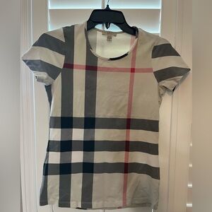 Burberry Check short sleeve Tshirt